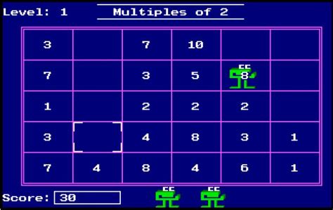 Number Munchers: A Retro Classic for Mastering Arithmetic Skills!